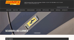 Desktop Screenshot of luimex.de